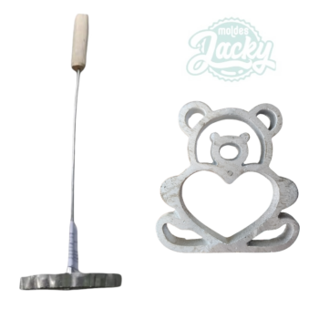 molde para Buñuelos oso con corazón